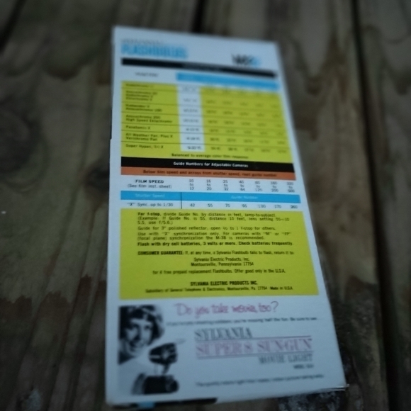 Vintage Sylvania Blue Dot Flashbulbs M2B 5 Flashbulbs for Camera Photography - Picture 2 of 3